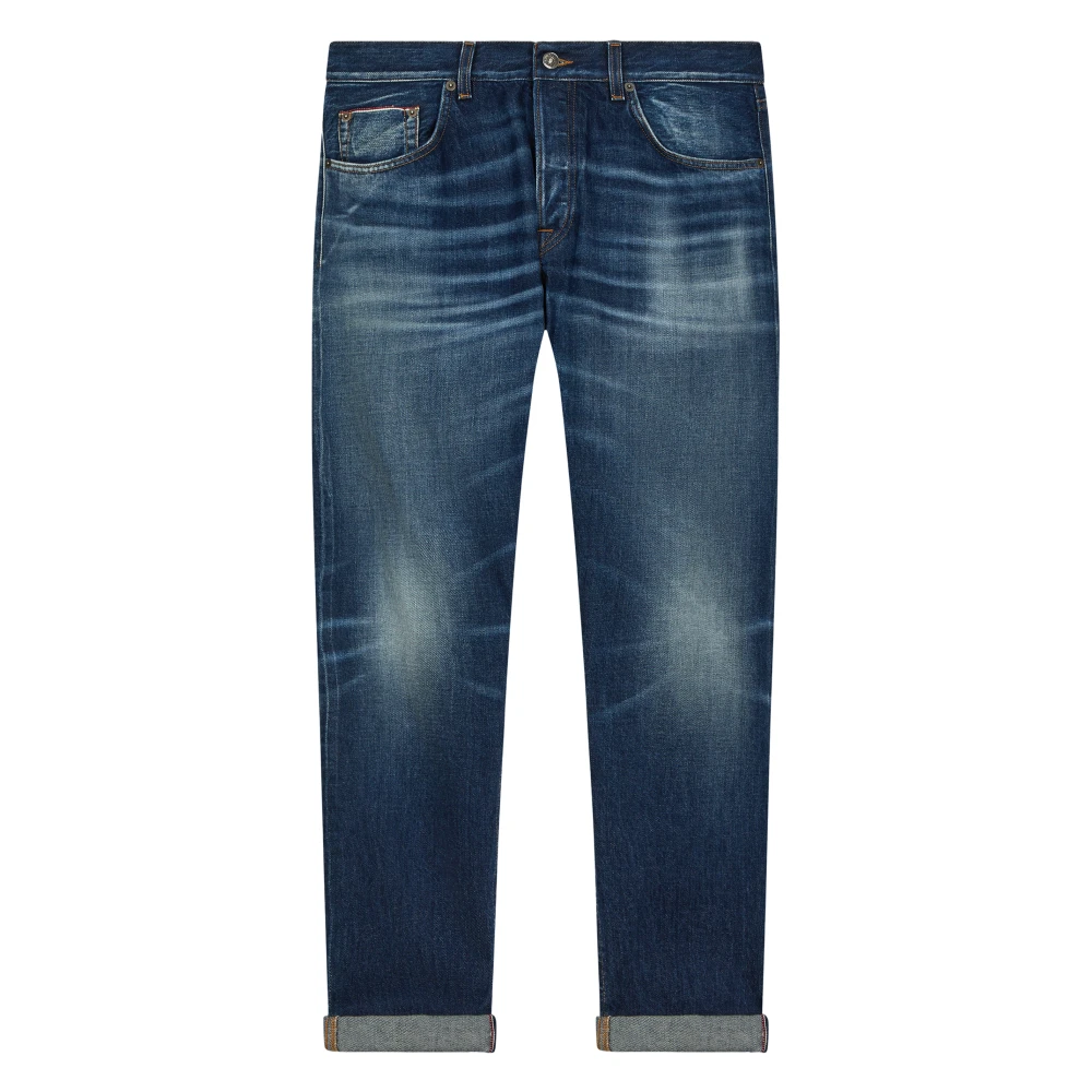Dondup Men's Blue Slim Fit Jeans, W33, Pantalone Icon