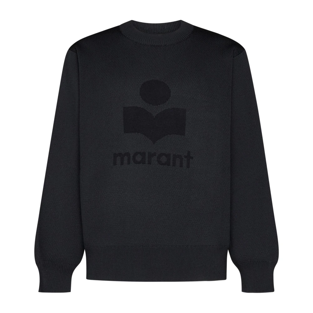 Isabel marant Zwarte Sweater met Ayler Detail Black Heren