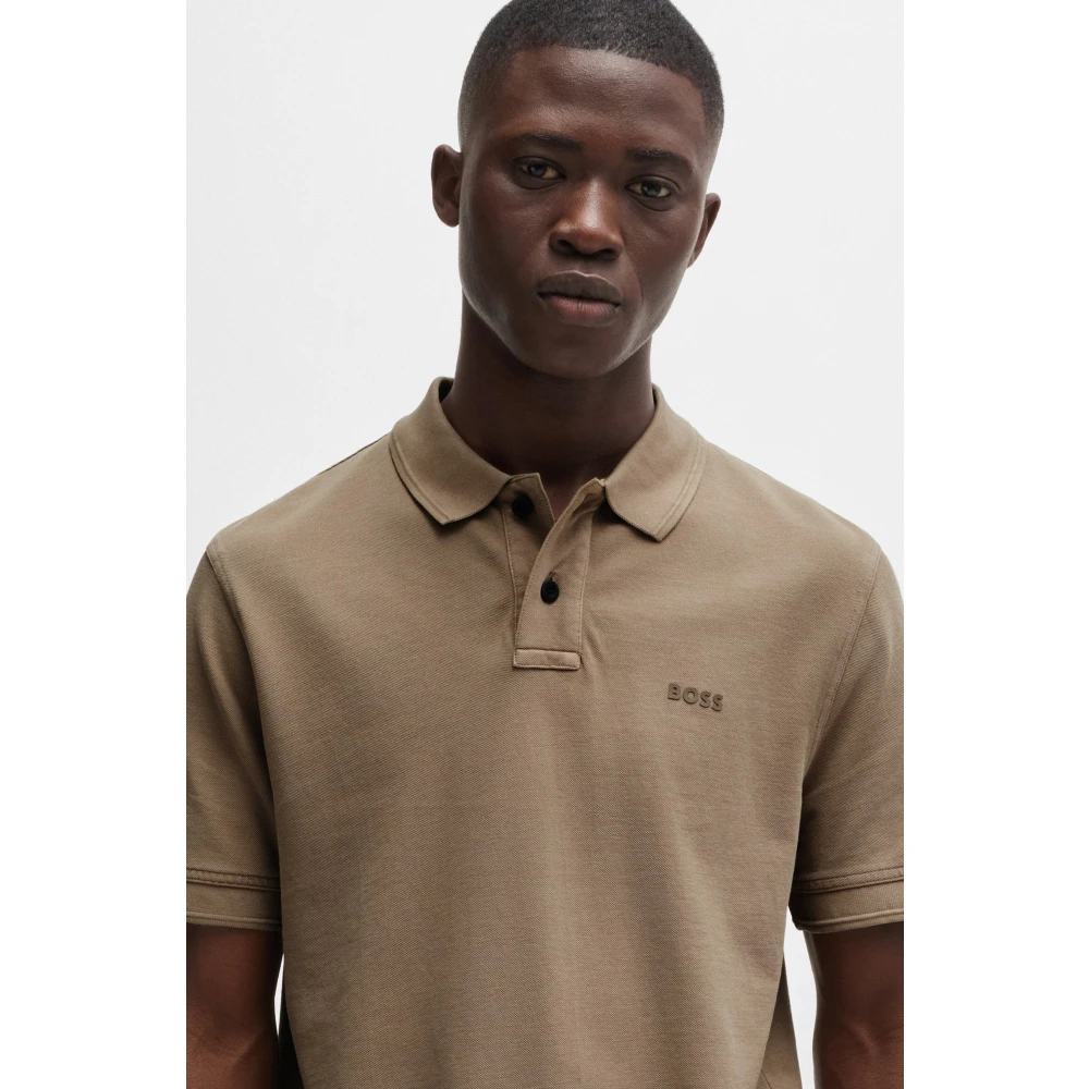 Boss Klassiek Poloshirt Brown Heren