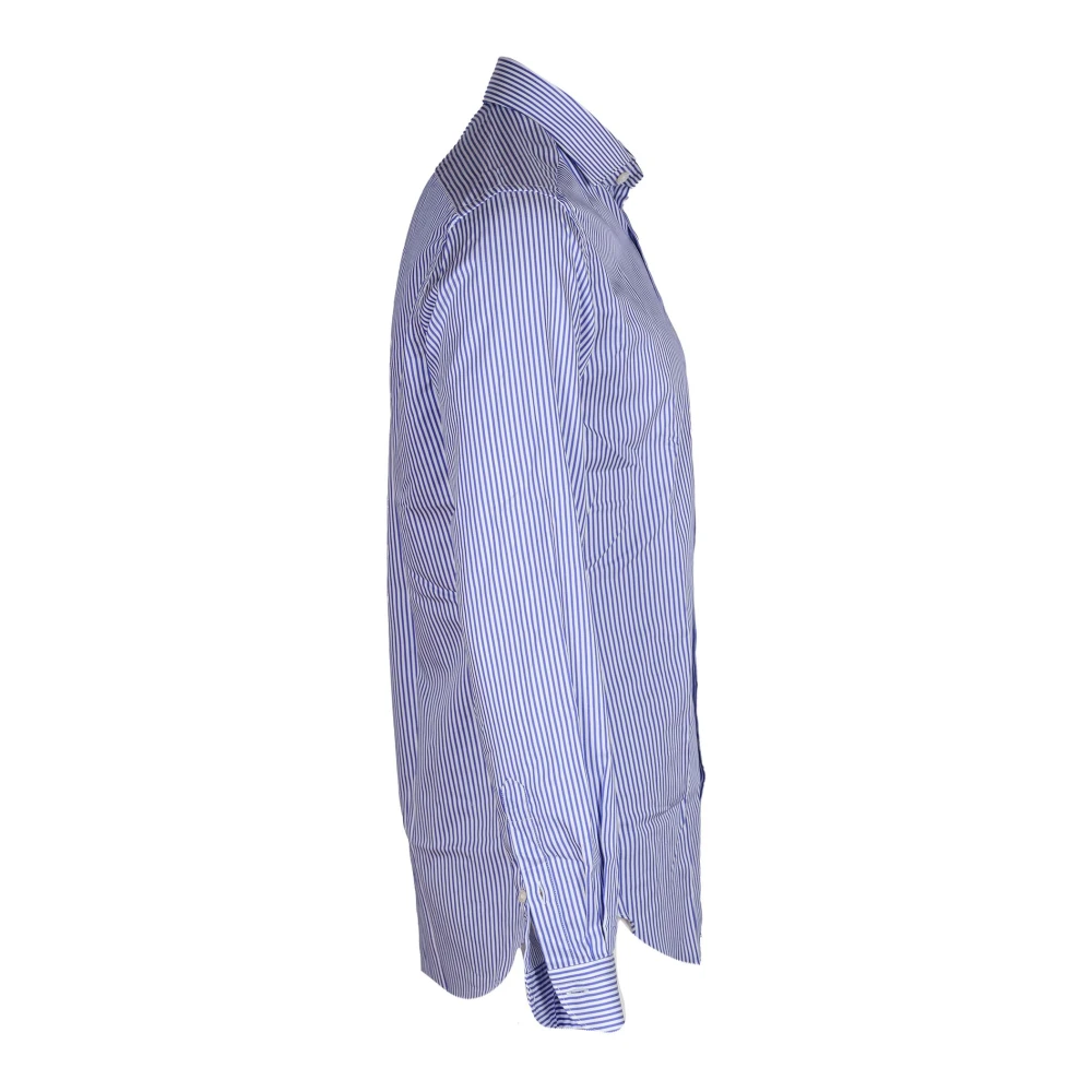 Xacus Reis Twill Overhemd Tailor Fit Blue Heren