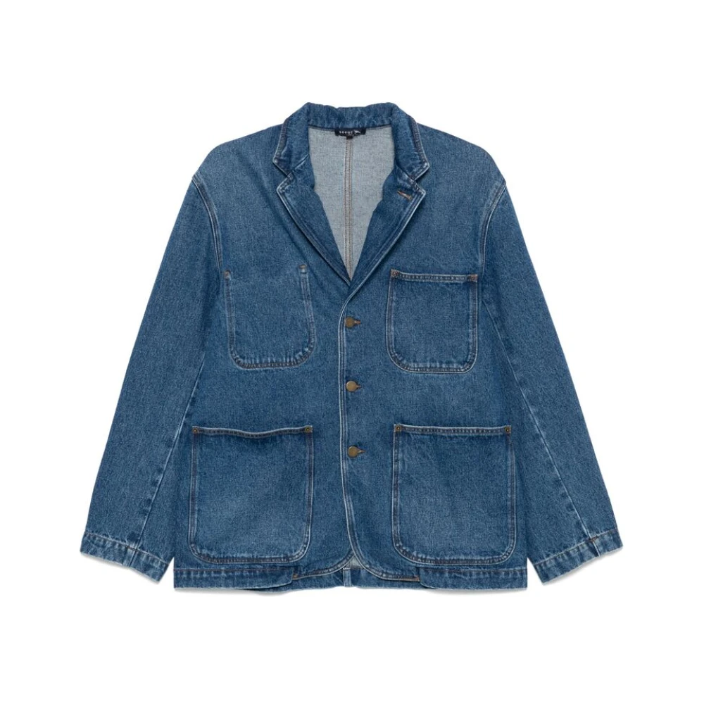 Soeur Spijkerjasje met inkepingen Blue Dames