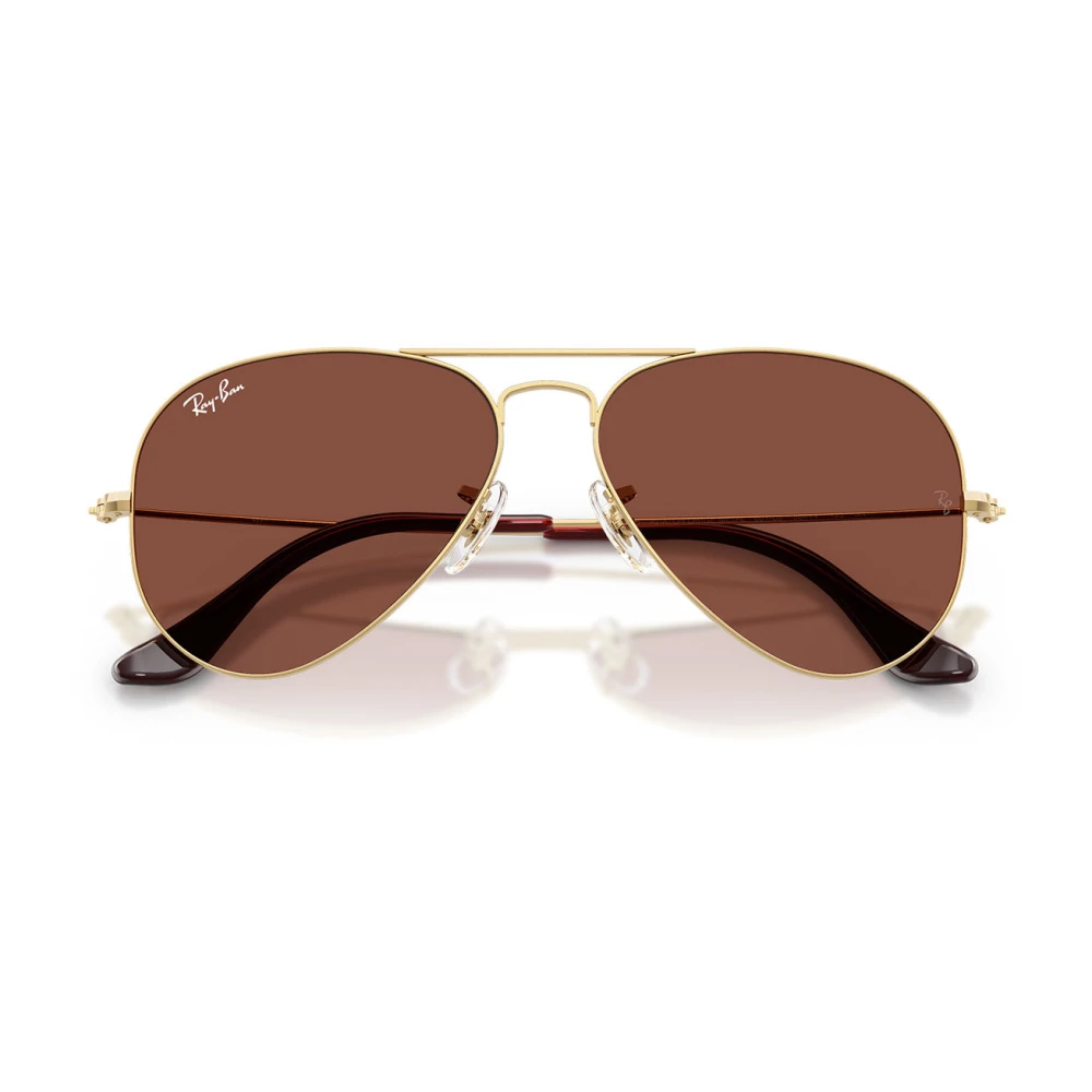 Ray-Ban Unisex Yellow Sunglasses, 58 Mm, Aviator Rb3025