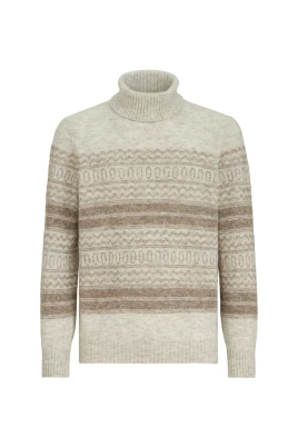 Nordisk Jacquard Poloktröja