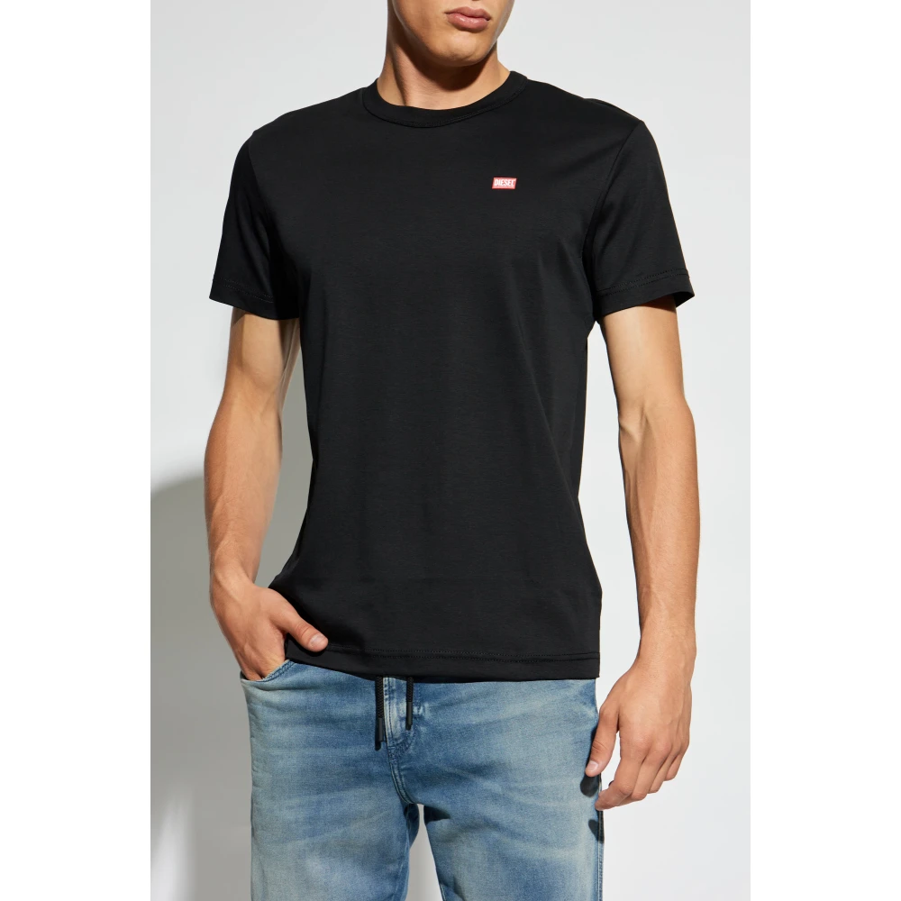 Diesel T-shirt T-Miegor-K77 Black Heren