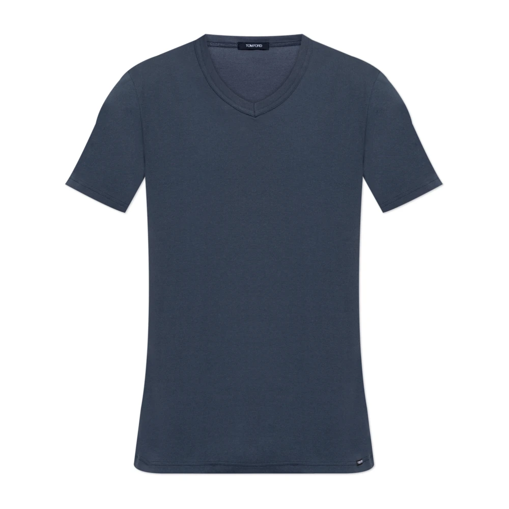 Tom Ford - Tops > T-Shirts - Blue - Tom Ford - Modalova