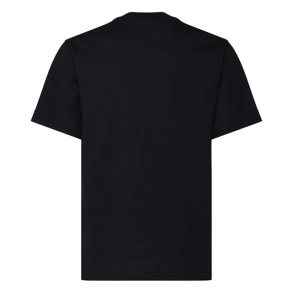 Burberry Graffiti Logo Katoenen T-shirt Steenkool Black Heren