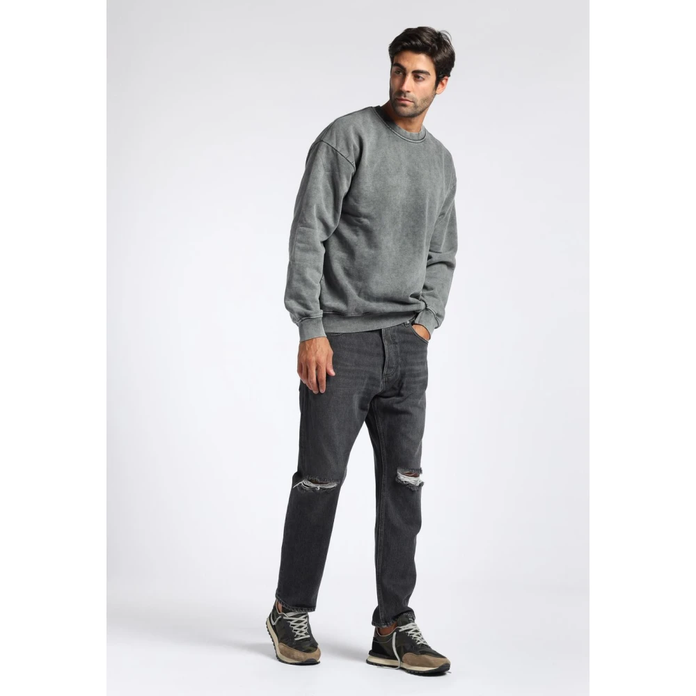 Icon Denim Straight Jeans Gray Heren