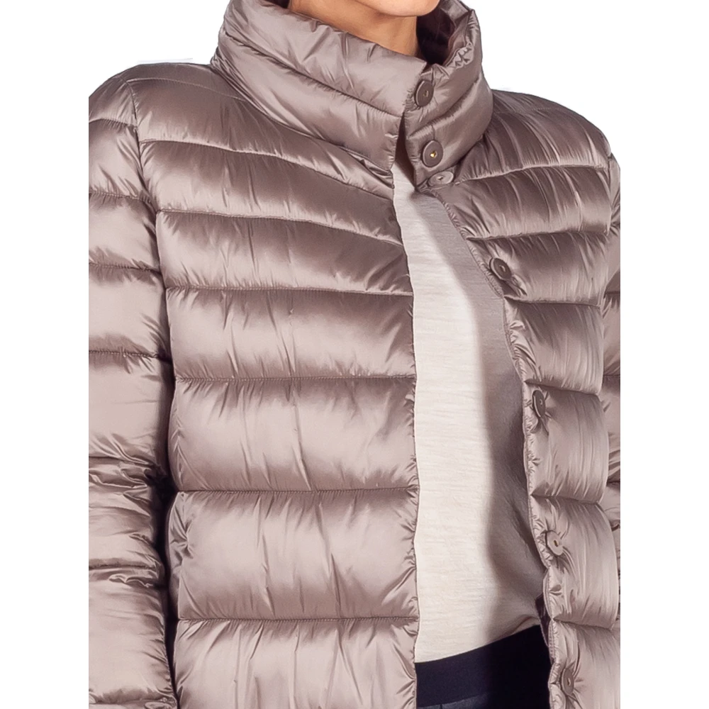 Emme DI Marella Beige Toscana Gewatteerde Jas Beige Dames