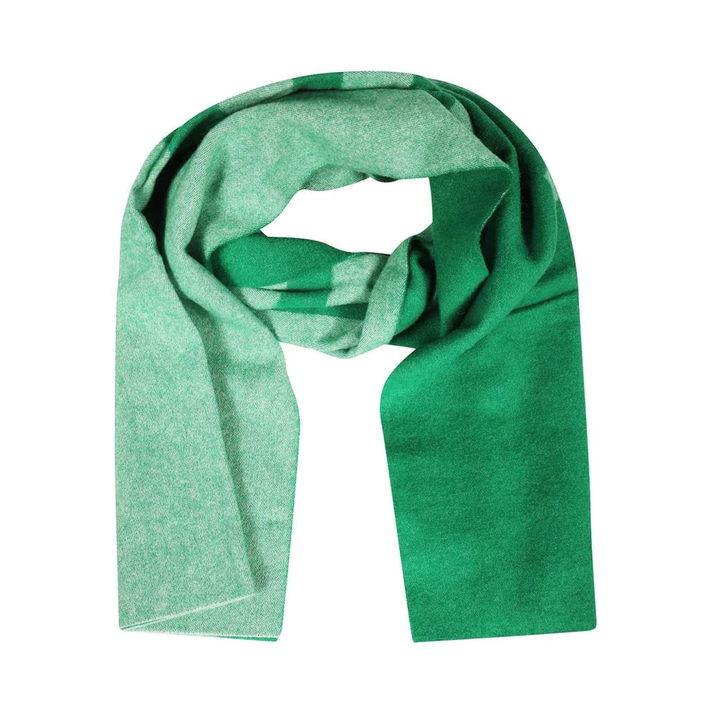 Les Deux Intarsia Woolen Sjaal Green Heren