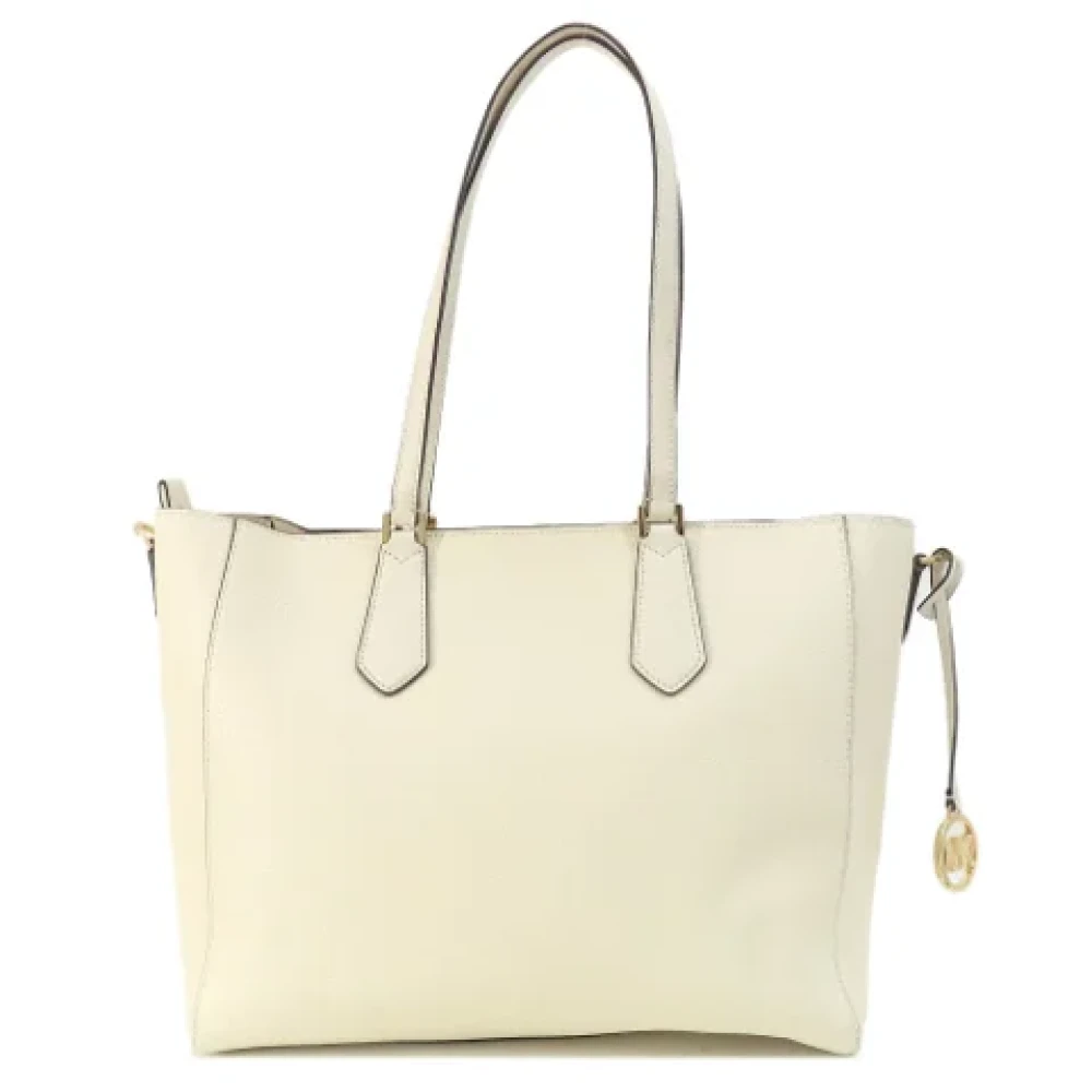 Michael Kors Pre-owned Leather shoulder-bags White Dames
