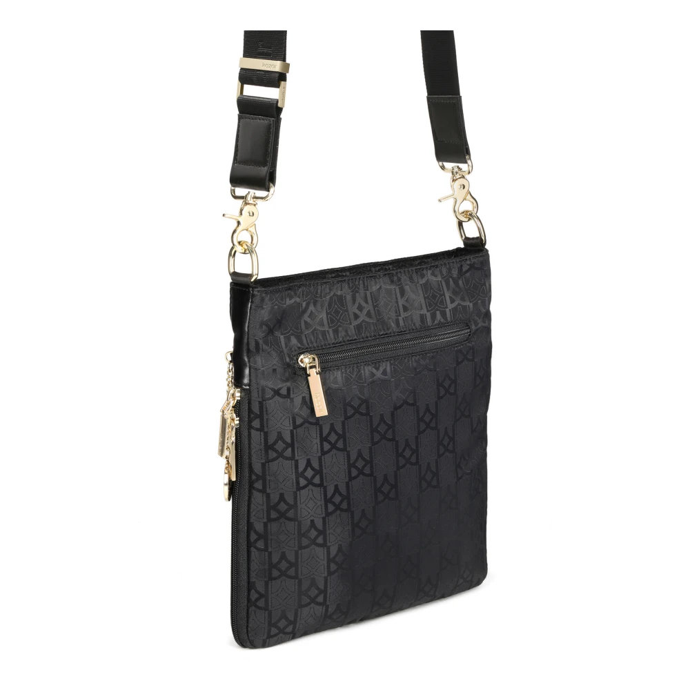 Kazar Dames zwarte messenger tas Black Dames