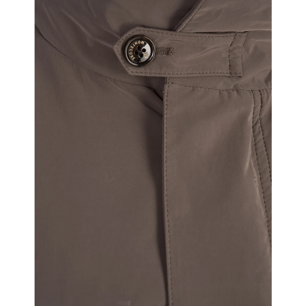 Montecore Bruin Katoenen Stijlvol Shirt Brown Heren