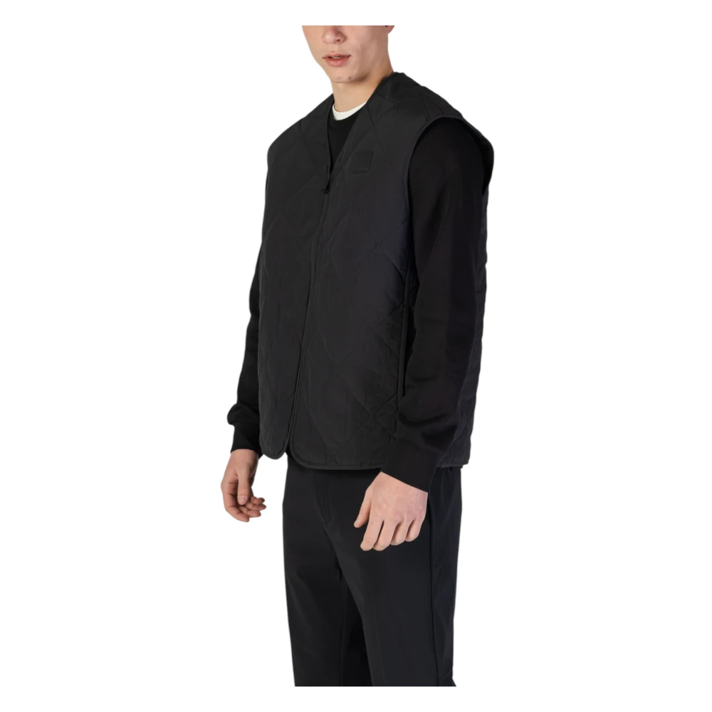 Calvin Klein Jeans Nylon Lente Zomer Heren Overhemd Collectie Black Heren