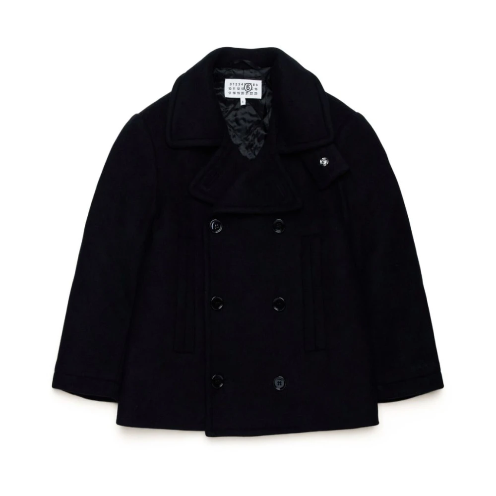 MM6 Maison Margiela Svart Parkas för Pojkar Black, Pojke