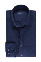 chemise-ajustee-en-lin-bleu-marine