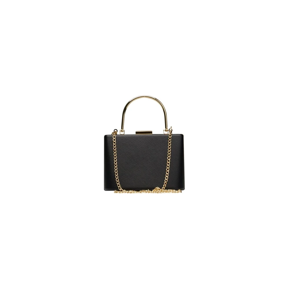 Love Moschino Mini Handtas met Ketting en Kliksluiting Black Dames