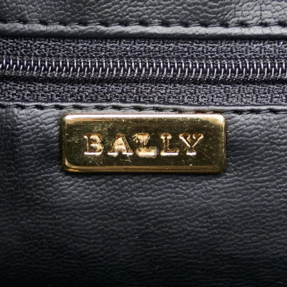 Bally Pre-owned Leather shoulder-bags Black Dames