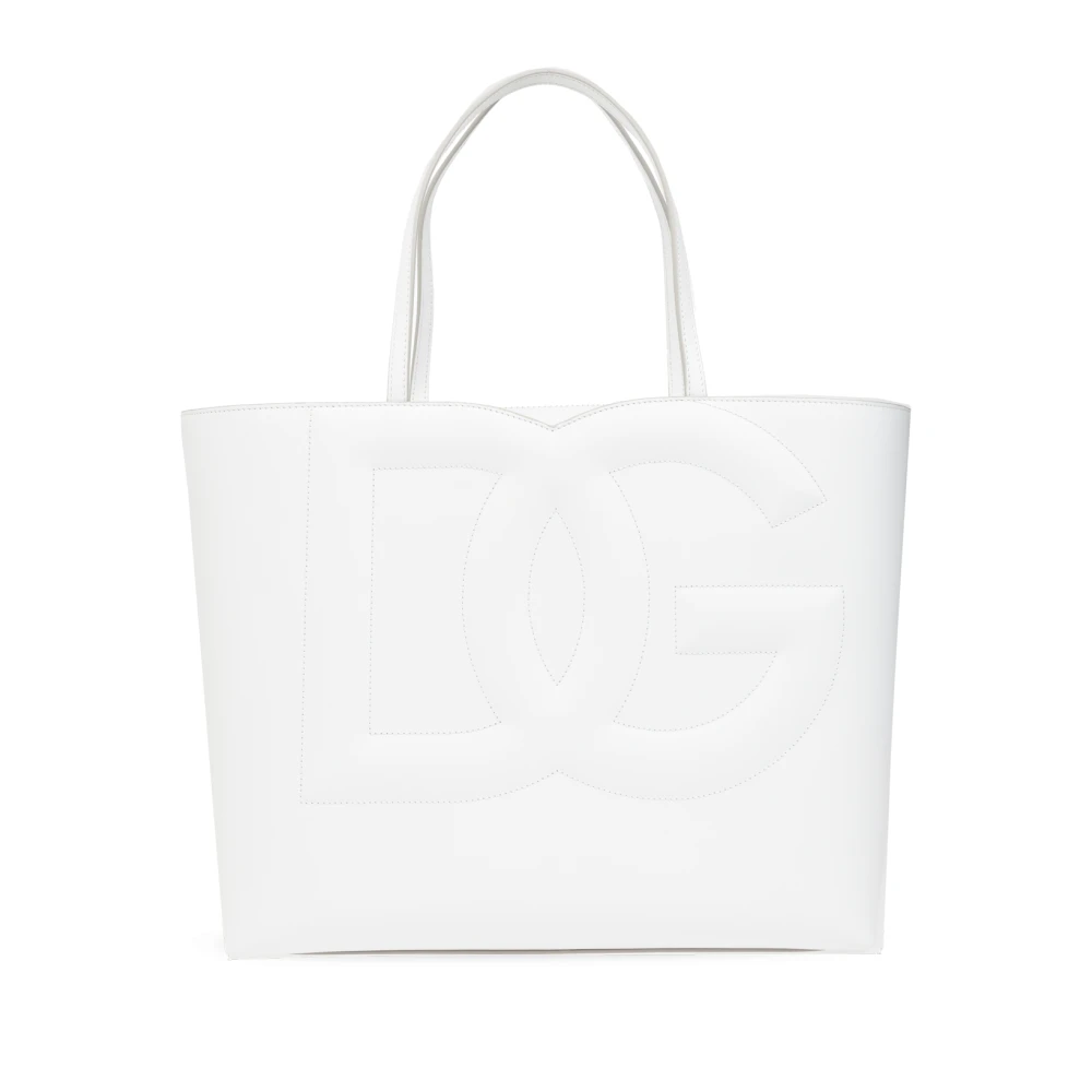 Dolce & Gabbana `DG Medium` shopper tas White Dames