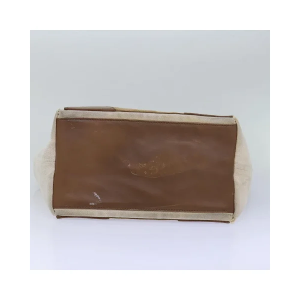 Balenciaga Vintage Pre-owned Canvas balenciaga-bags Beige Dames