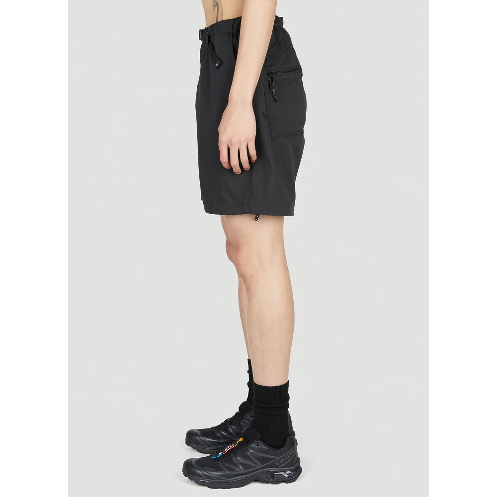 Gramicci Technische Shell Shorts met Gesp Riem Black Heren