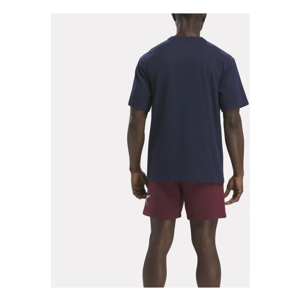 Reebok Klassieke Korte Mouw Tee Blue Heren