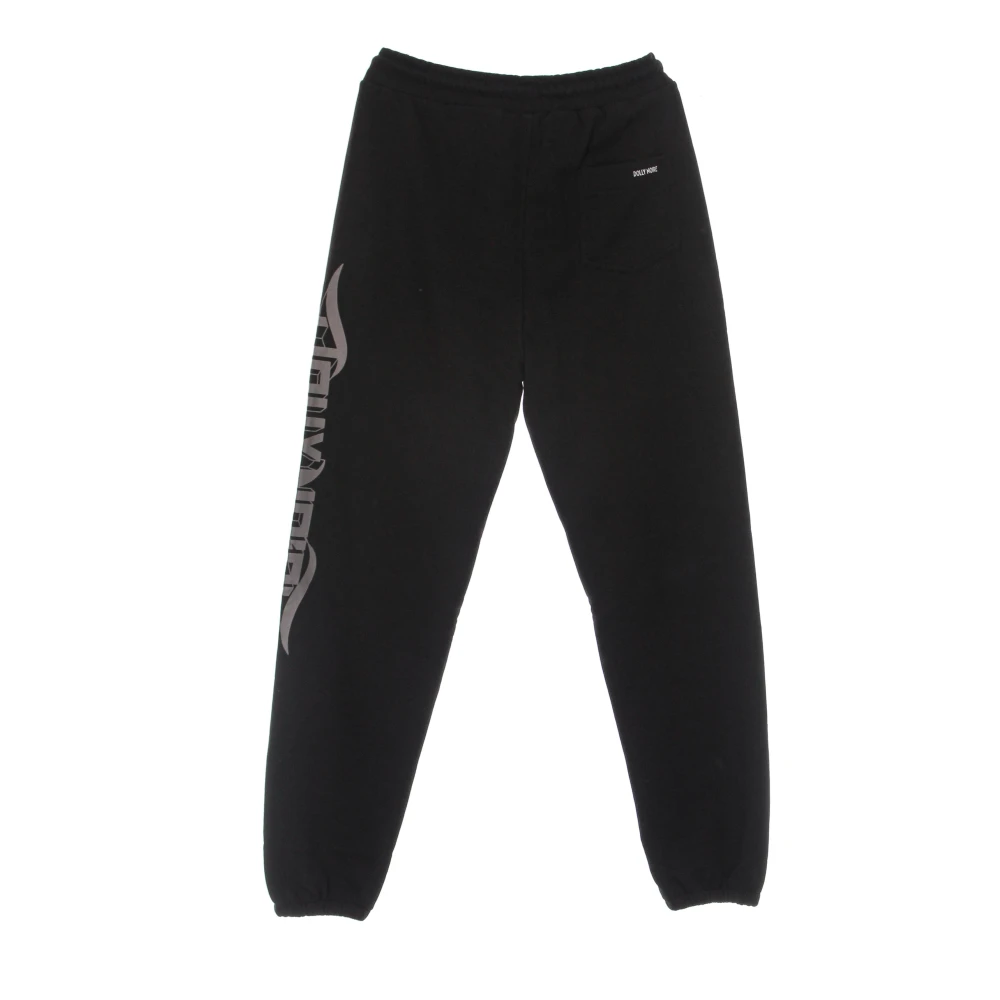Dolly Noire Zwarte 3D Lettering Trainingsbroek Lichtgewicht Black Heren