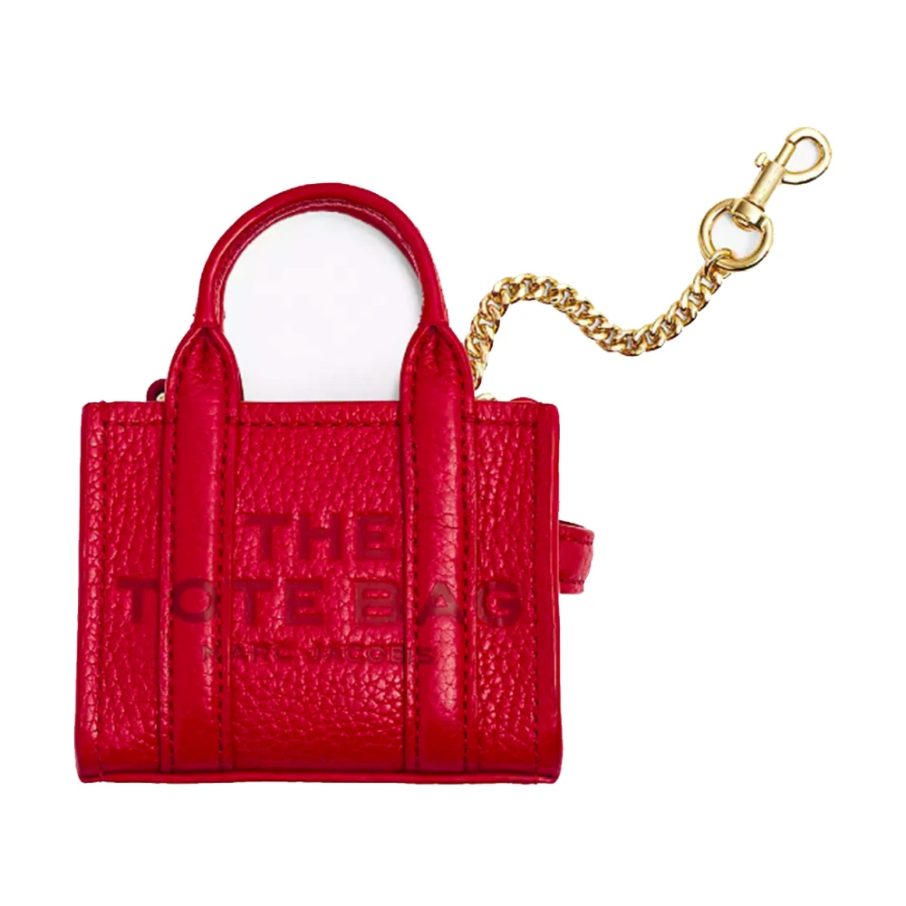 Marc Jacobs Rode Leren Tote Tas Red Dames