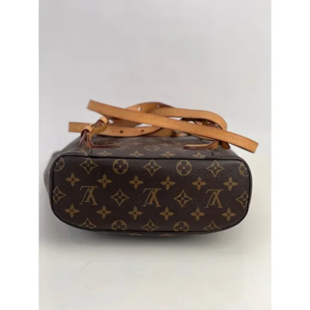 Louis Vuitton Vintage Pre-owned Canvas backpacks Yellow Dames