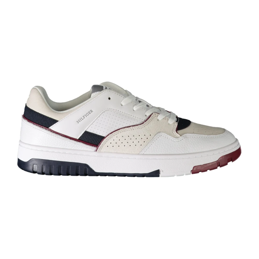 Tommy Hilfiger Men's White Sneakers, 7 Uk, Shoes
