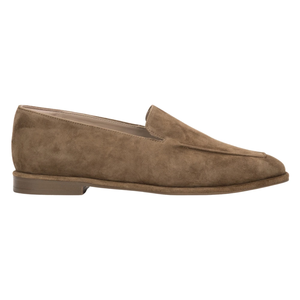 Estro Brown Barefoot Loafers - Female - Loafers - 7 Uk - Shoes