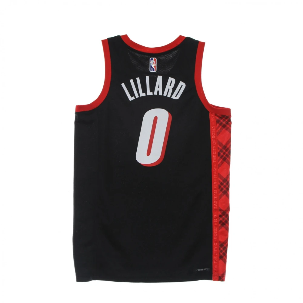 Nike NBA Damian Lillard Swingman Jersey Black Heren