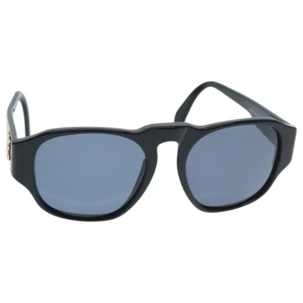 Chanel Vintage Pre-owned Plastic sunglasses Black Dames