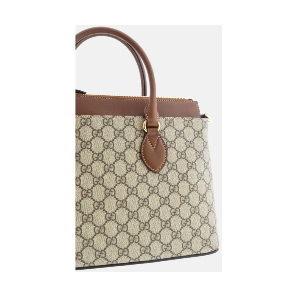 Gucci GG Supreme Moon Brown Tote Bag Brown Dames