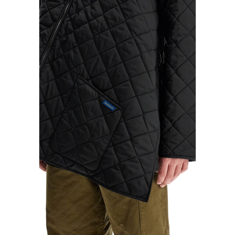Comme des Garçons Diamant Gestikt Asymmetrisch Ritsjack Black Heren