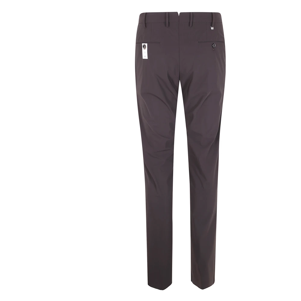 Pt01 Slim Fit Stijlvolle Broek Brown Heren