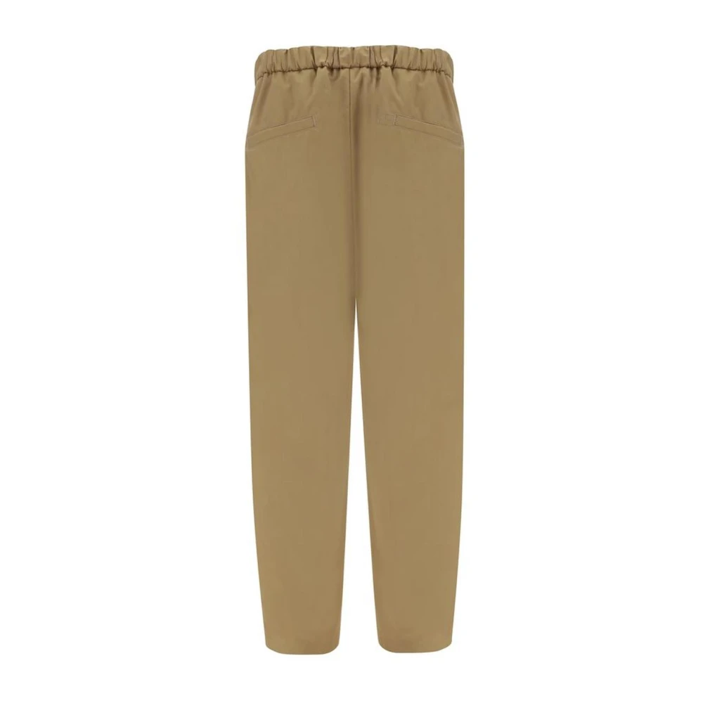 Jil Sander Katoenen broek met meerdere zakken Beige Heren