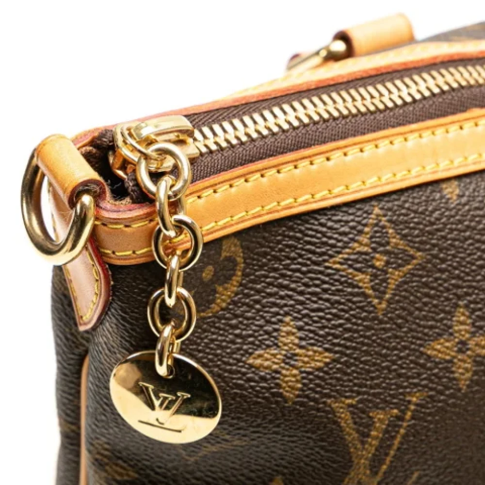 Louis Vuitton Vintage Pre-owned Plastic handbags Brown Dames