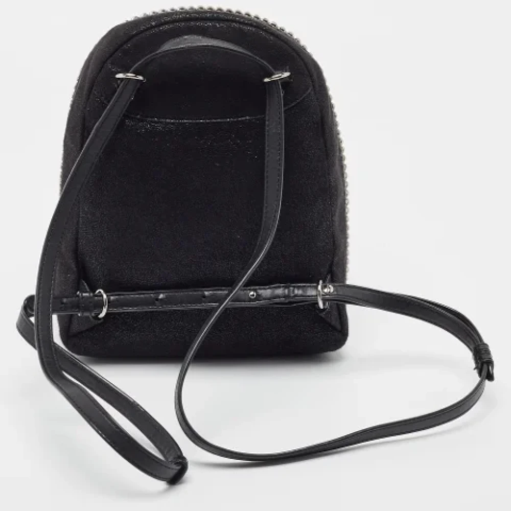Stella McCartney Pre-owned Leather backpacks Black Dames