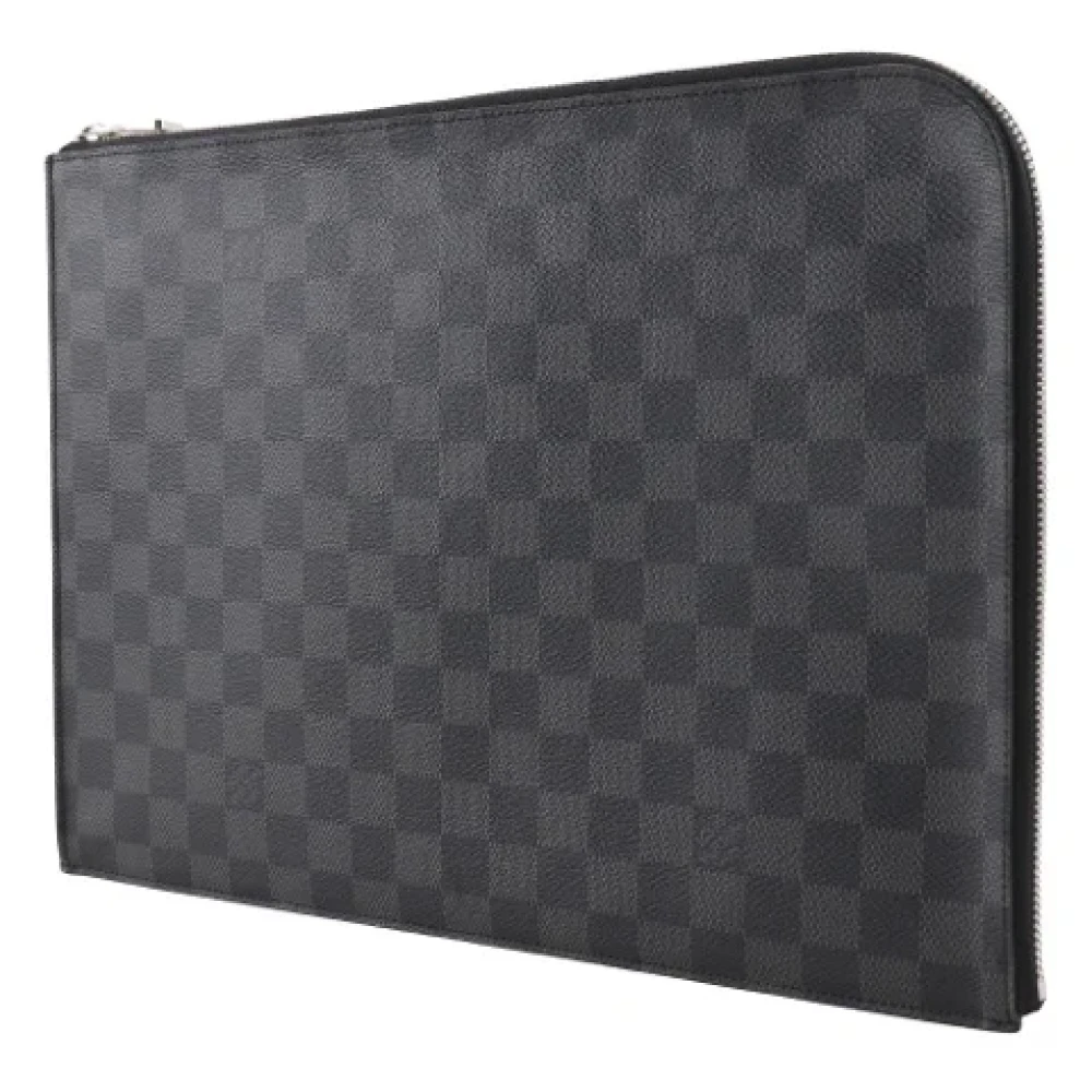 Louis Vuitton Vintage Pre-owned Canvas clutches Black Heren