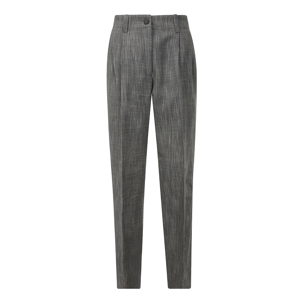 Golden Goose Journey Tapered Hoge Taille Wolmix Broek Gray Dames