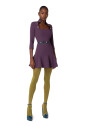 robe-en-crepe-violette-avec-boutons-logotes