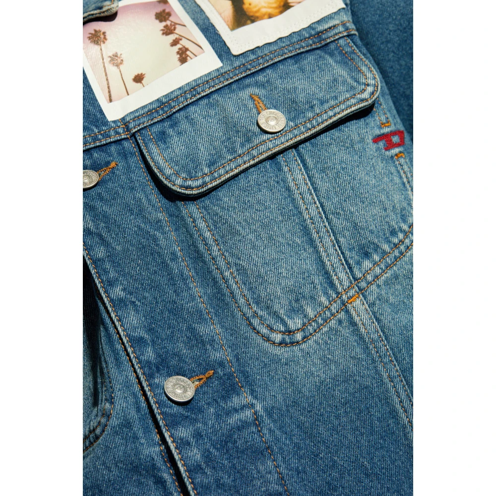 Diesel Denim Jacket Pr-D-Barcy Blue Heren