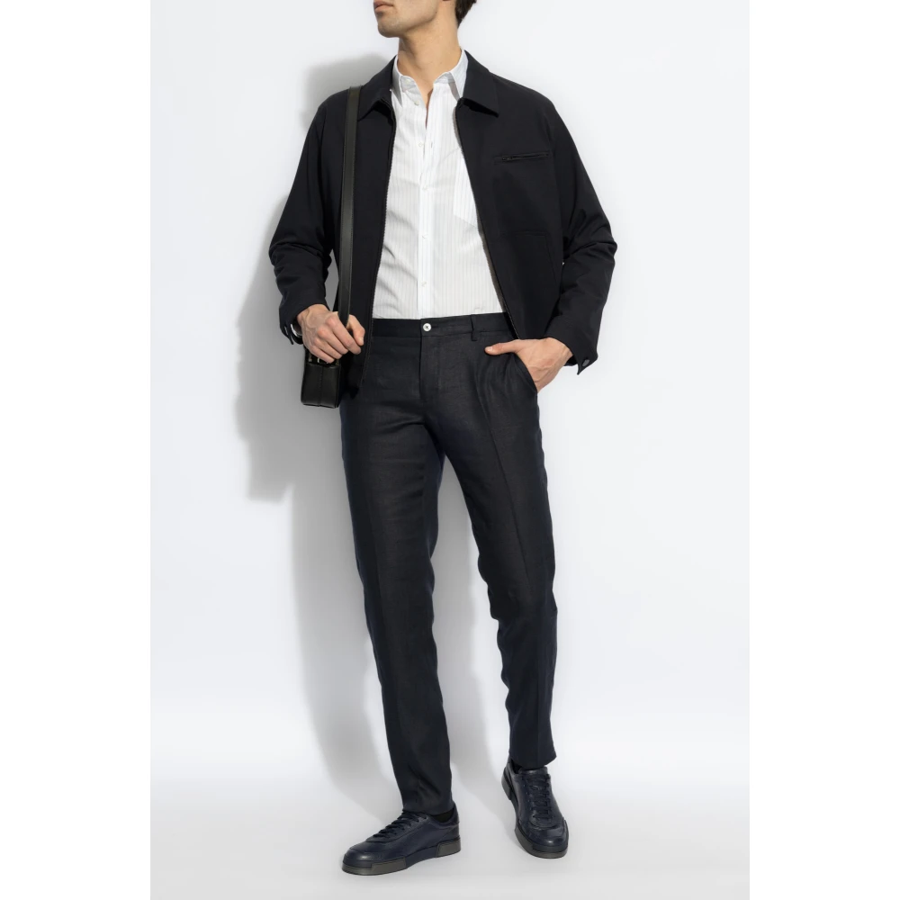 Dolce & Gabbana Overhemd met gestreept patroon White Heren