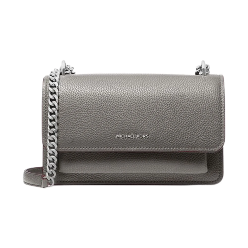 Michael Kors Schoudertas Leisteen Stijl Gray Dames