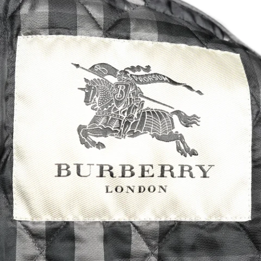 Burberry Vintage Pre-owned Fabric outerwear Gray Dames