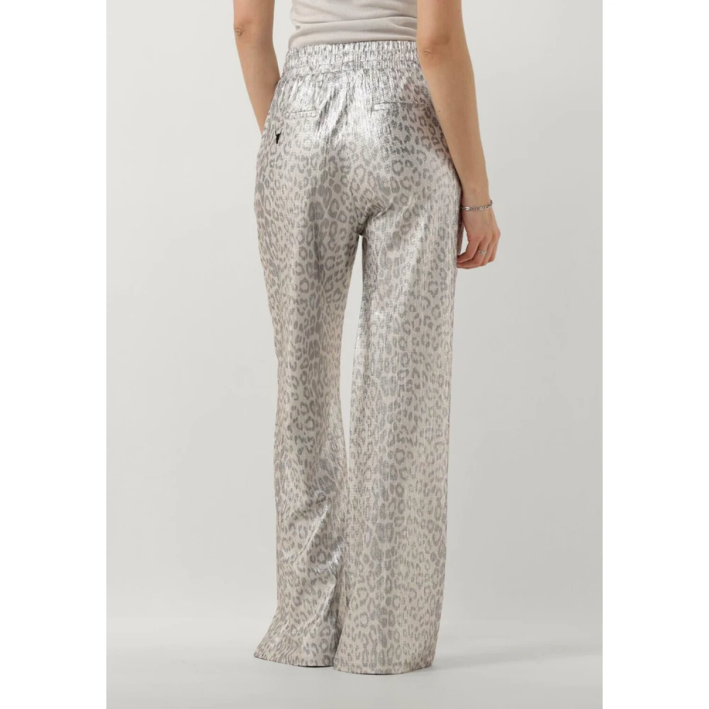 Alix The Label Luipaard Gebreide Broek Gray Dames
