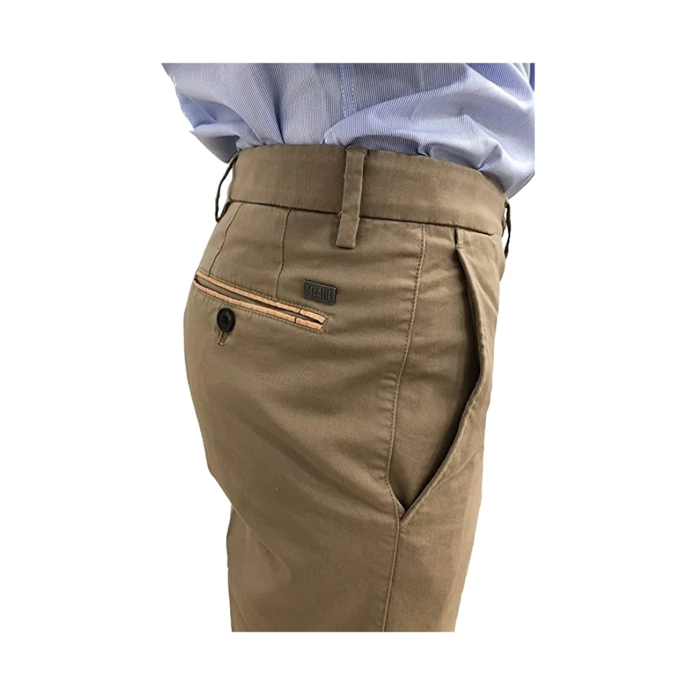 Alviero Martini 1a Classe Bermuda Shorts Beige Heren