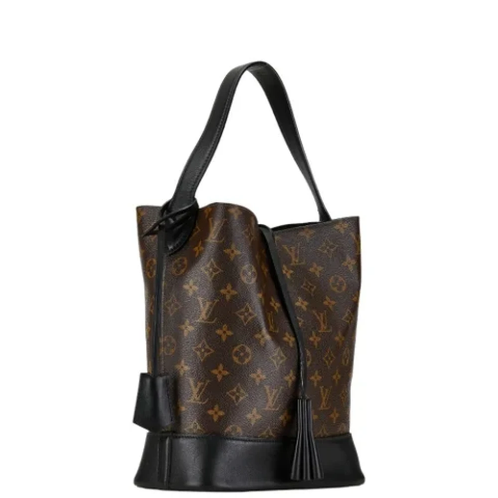 Louis Vuitton Vintage Pre-owned Plastic handbags Brown Dames