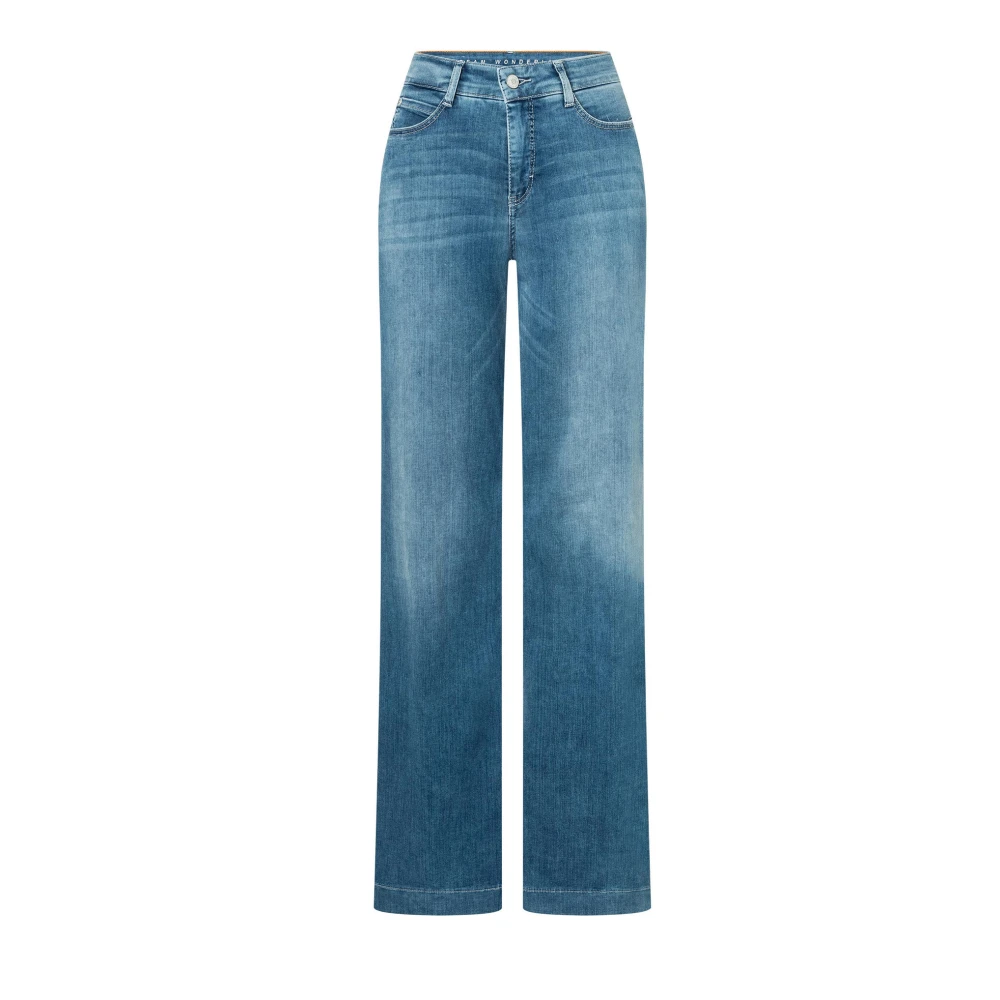 MAC Straight Jeans Blue, Dam