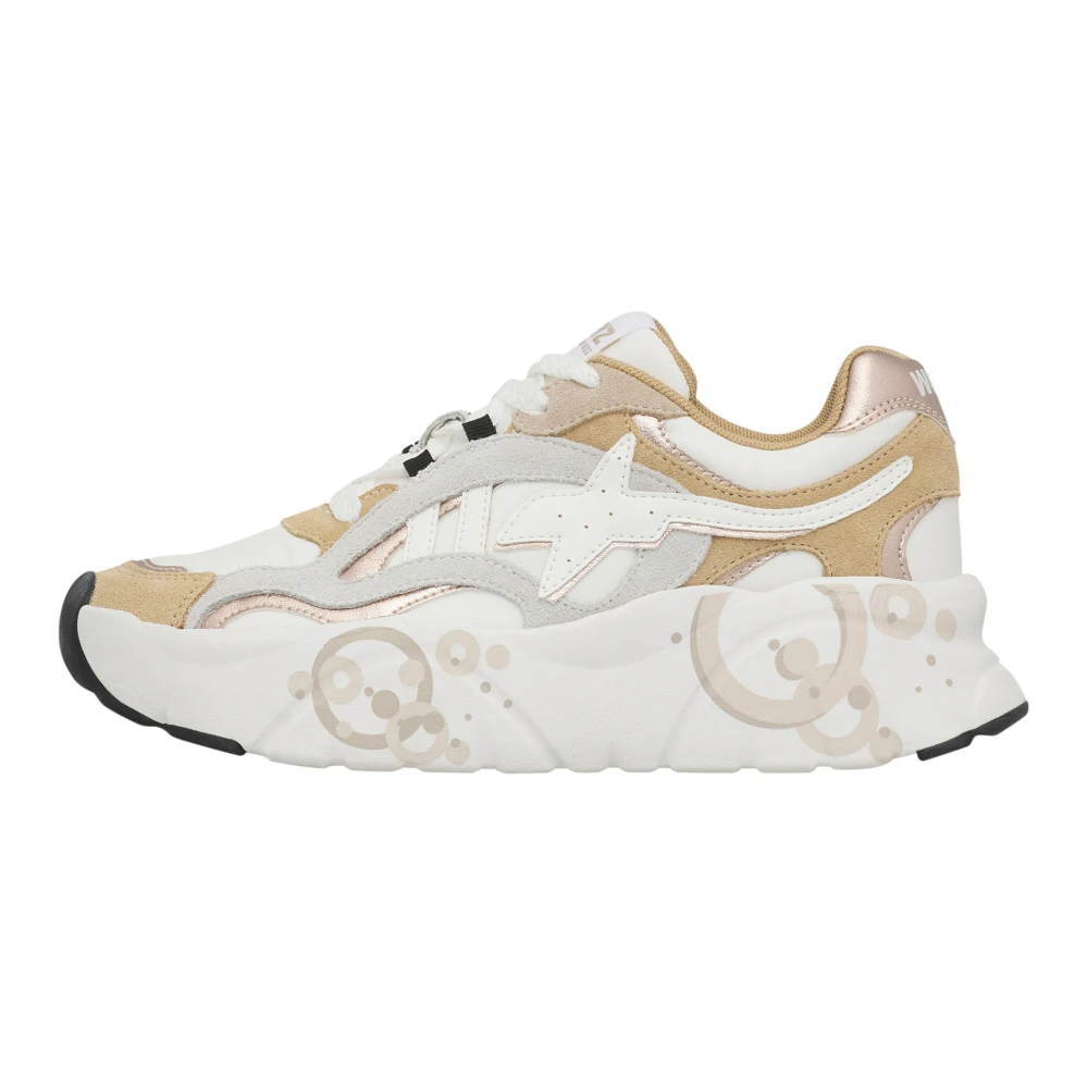 W6yz Women's White Sneakers, 4 Uk, Ida-W Sneaker